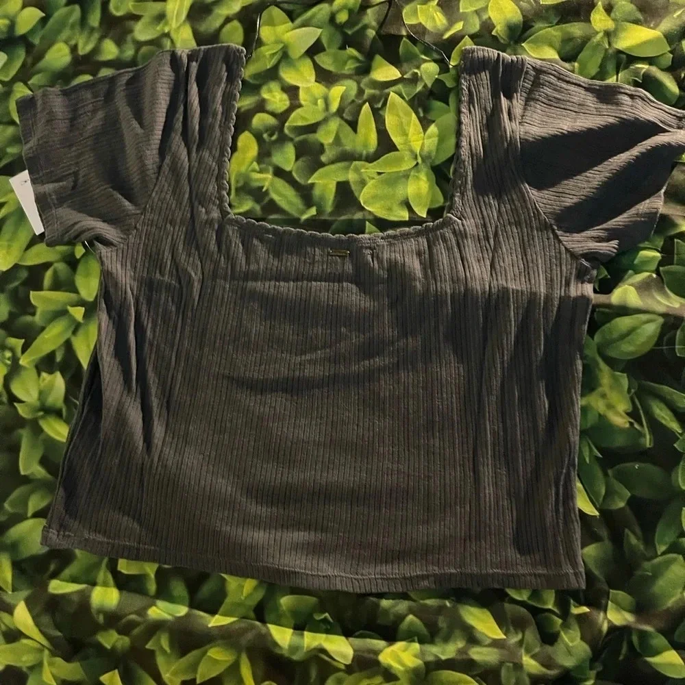 O'Neill Channing Knit Short Sleeve Top, SLATE, Size X-Large, NWT​